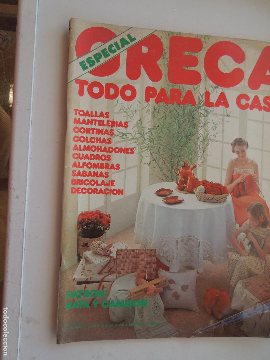 Coleccionismo de Revistas y Peri&oacute;dicos: GRECA REVISTA N&ordm; 32 - LABORES DE MODA - ESPECIAL TODO PARA LA CASA CON PATRON E INSTRUCCIONES