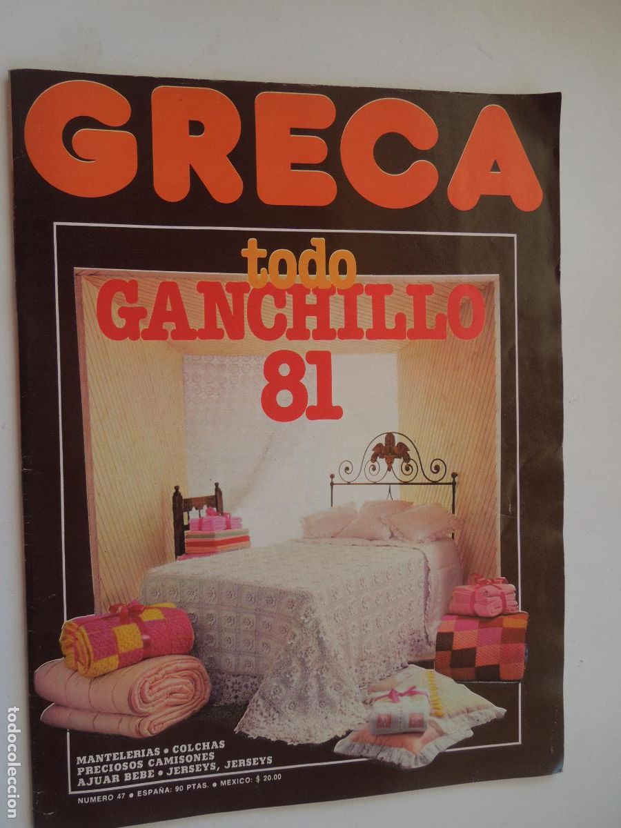 Collezionismo di Riviste e Giornali: GRECA REVISTA N&ordm; 81 - TODO GANCHILLO - CON PATRON E INSTRUCCIONES