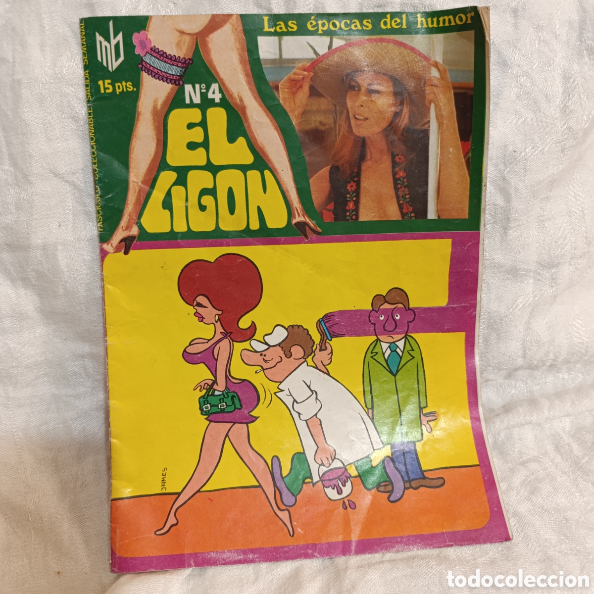 Coleccionismo de Revistas y Peri&oacute;dicos: Revista de c&oacute;mics &rdquo;El Lig&oacute;n&rdquo;, publicada por la editorial Marc Ben en 1976.