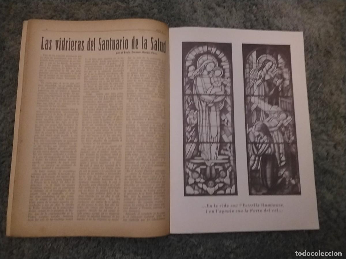 Collection Magazines and Newspapers: LAS VIDRIERAS DEL SANTUARIO DE LA SALUD SABADELL REVISTA A&Ntilde;O 1946