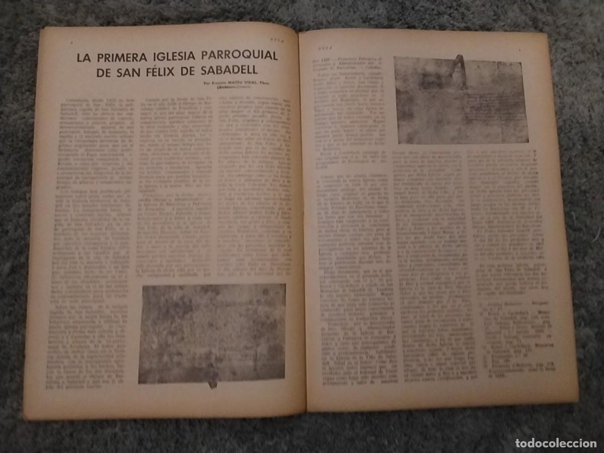Coleccionismo de Revistas y Peri&oacute;dicos: LA PRIMERA IGLESIA PARROQUIAL DE SAN FELIX SABADELL NUESTRA SE&Ntilde;ORA NURIA REVISTA A&Ntilde;O 1944