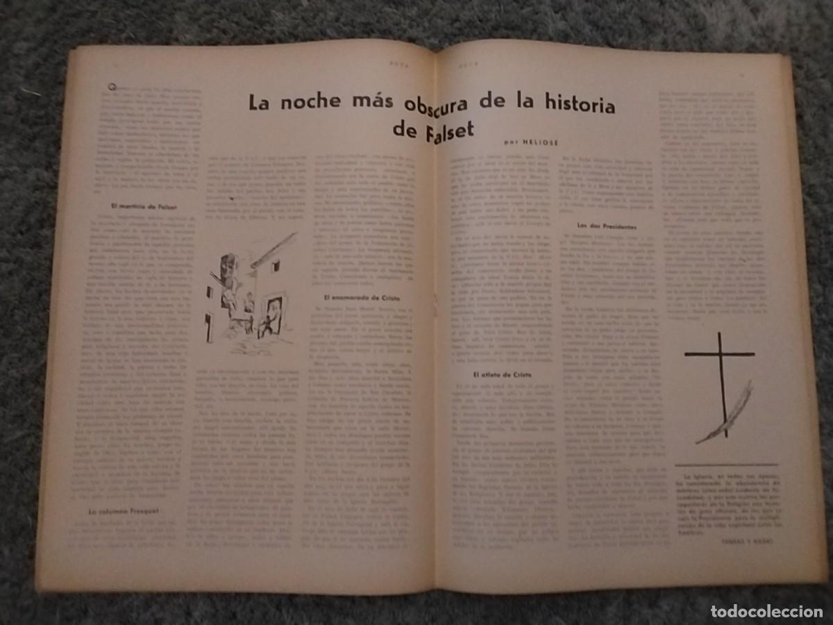 Coleccionismo de Revistas y Peri&oacute;dicos: LA NOCHE MAS OSCURA DE LA HISTORIA DE FALSET COLUMNA FRESQUET MILICIANOS REVISTA A&Ntilde;O 1945