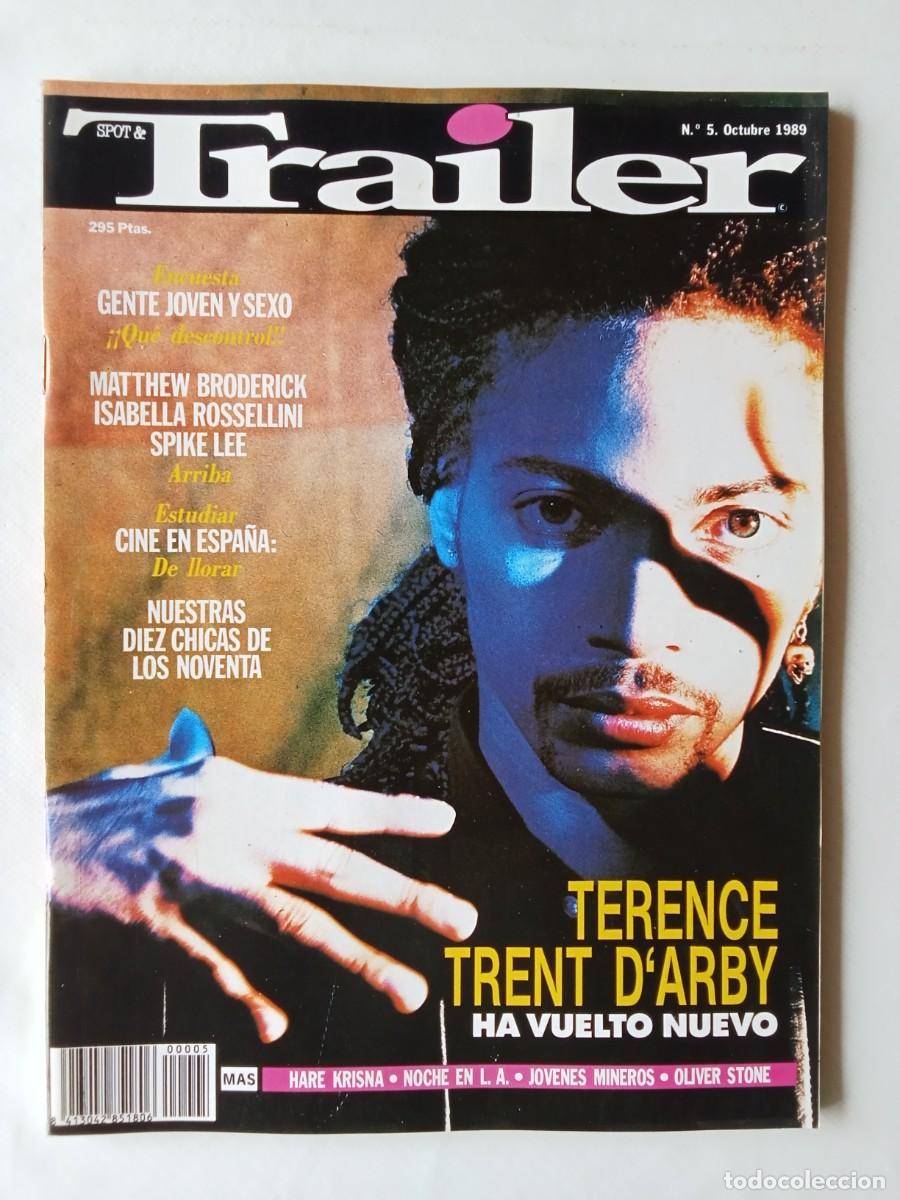 Collezionismo di Riviste e Giornali: TRAILER N&ordm; 5 1989 TERENCE TRENT D'ARBY Matthew Broderick ISABELLA ROSSELLINI Spike Lee OLIVER STONE