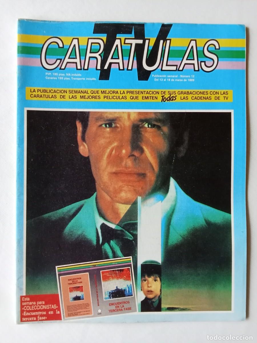 Colecionismo de Revistas e Jornais: CARATULAS TV N&ordm; 12 1989 ENCUENTROS EN LA TERCERA FASE Equus ORQU&Iacute;DEA NEGRA El Cuarto Protocolo