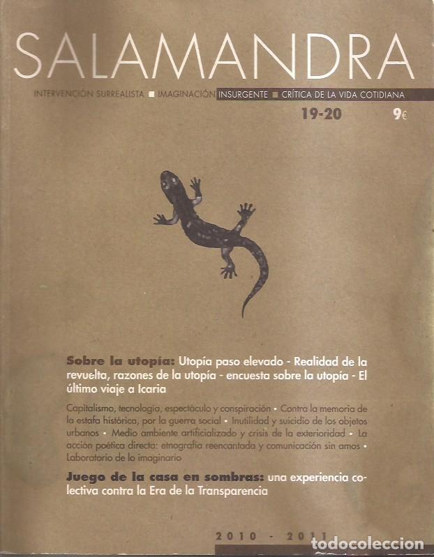 Coleccionismo de Revistas y Peri&oacute;dicos: REVISTA SALAMANDRA 19-20 SOBRE LA UTOP&Iacute;A