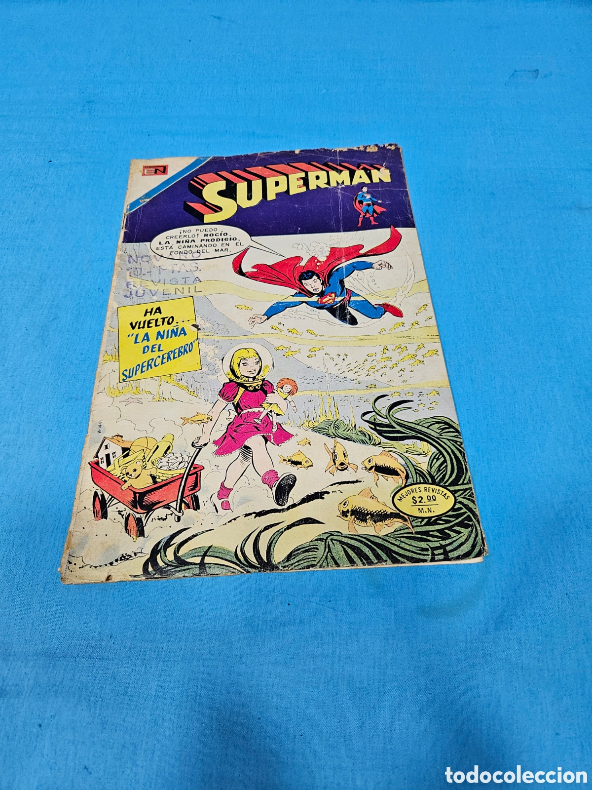 Collection Magazines and Newspapers: REVISTA, COMIC SUPERMAN. EN. LA NI&Ntilde;A DEL SUPERCEREBRO