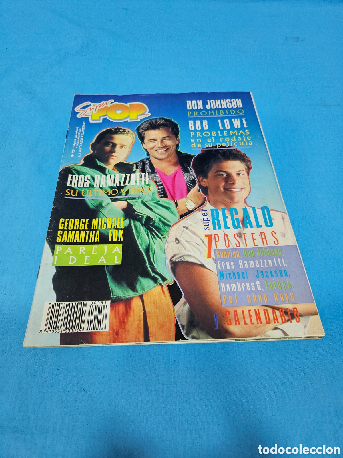 Collectionnisme de Revues et Journaux: REVISTA SUPER POP. DON JOHNSON, ROB LOWE. N. 256