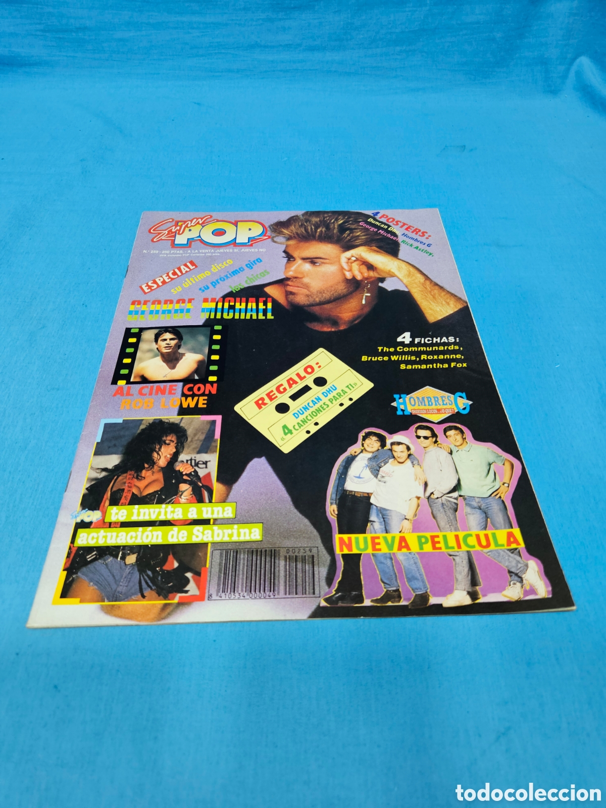 Collectionnisme de Revues et Journaux: REVISTA SUPER POP. NUM. 259. GEORGE MICHAEL . FALTA PAGINA RECORTADA.