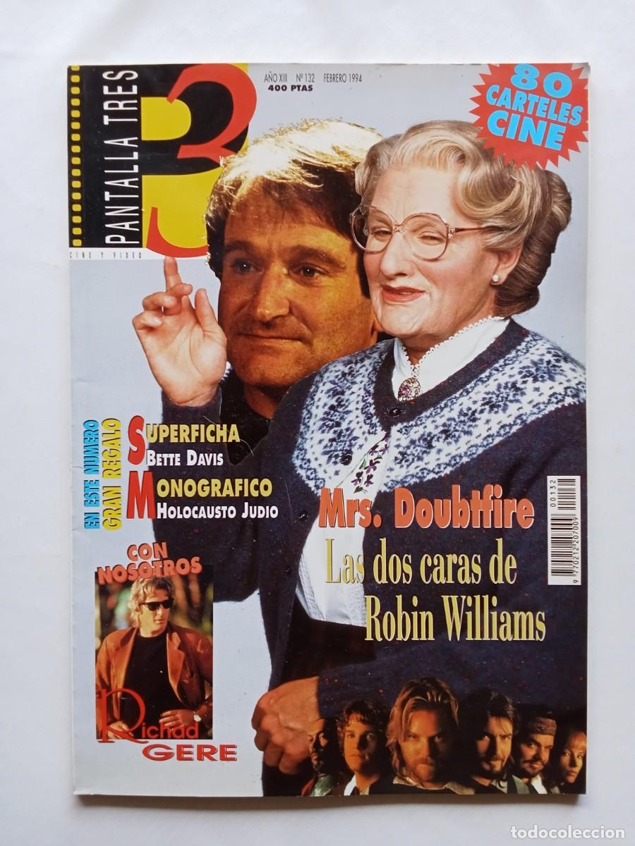 Coleccionismo de Revistas y Peri&oacute;dicos: PANTALLA 3 N&ordm; 132 1994 RICHARD GERE Robin Williams CHRIS COLUMBUS Pierce Brosnan LOS TRES MOSQUETERO