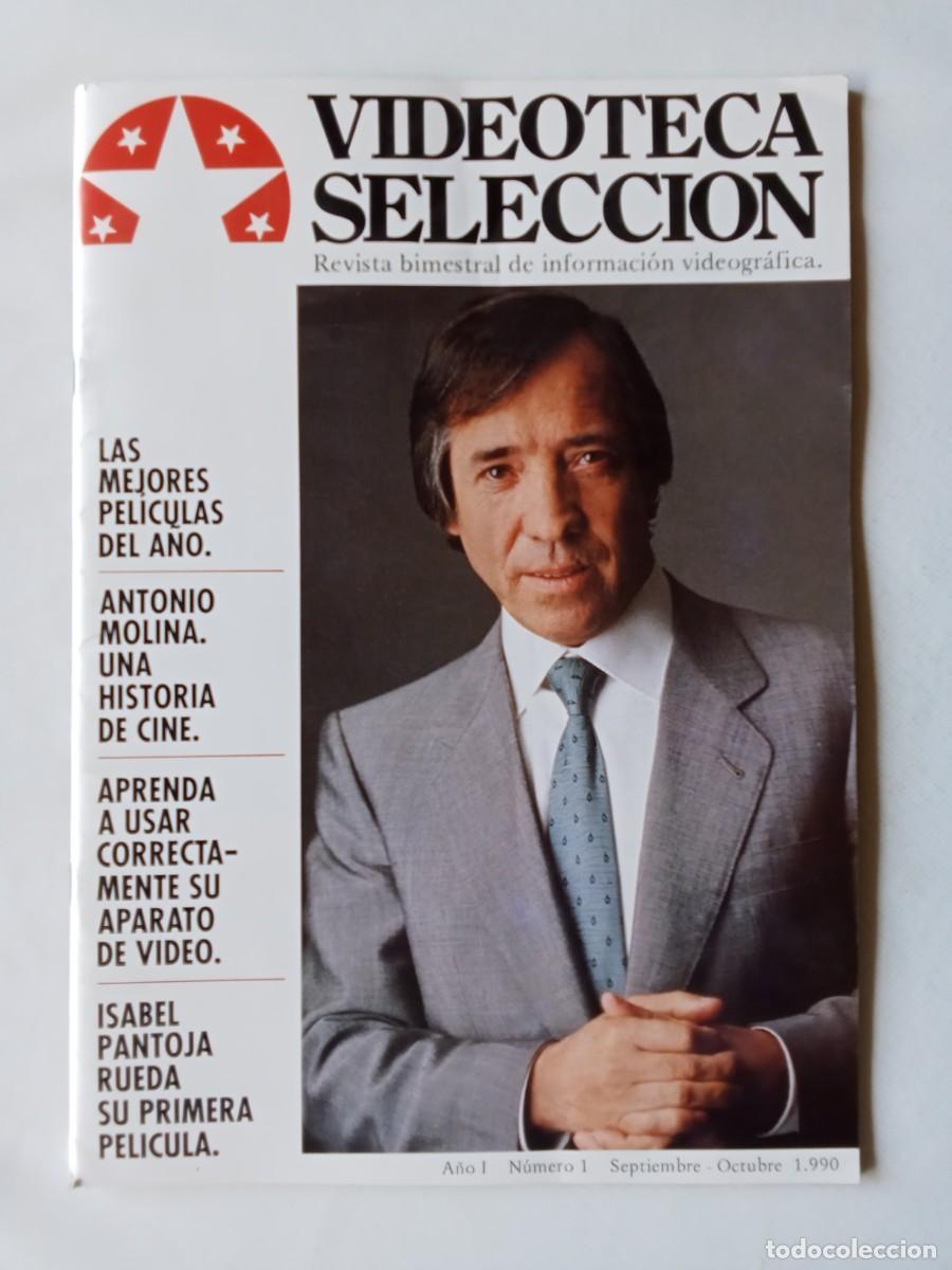 Coleccionismo de Revistas y Peri&oacute;dicos: VIDEOTECA SELECCI&Oacute;N N&ordm; 1 1990 ANTONIO MOLINA Isabel Pantoja JAMES DEAN Marilyn Monroe ROBERT MITCHUM