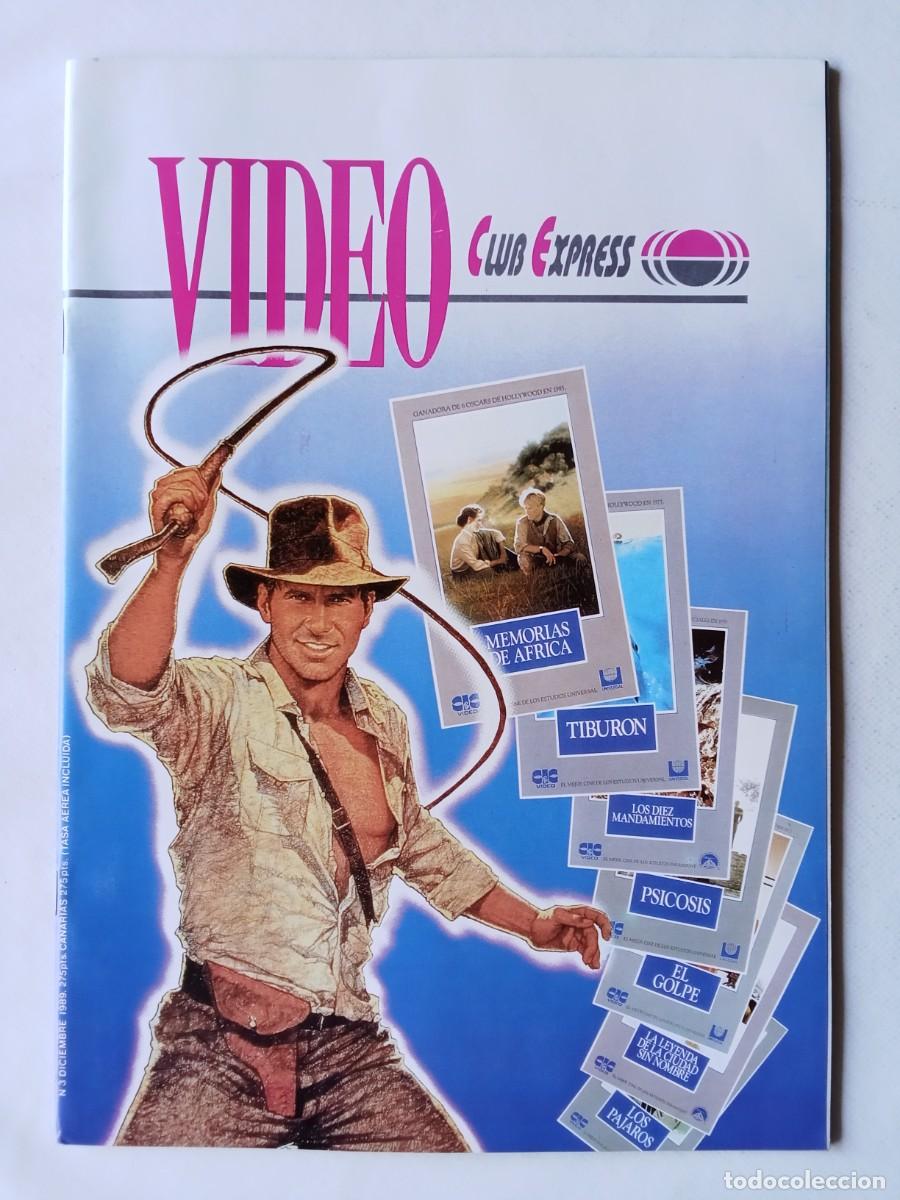 Coleccionismo de Revistas y Peri&oacute;dicos: VIDEO GU&Iacute;A CLUB EXPRESS N&ordm; 3 1989 LAS TRAVIATAS Comedias DEPORTES Musicales CINE ESPA&Ntilde;OL