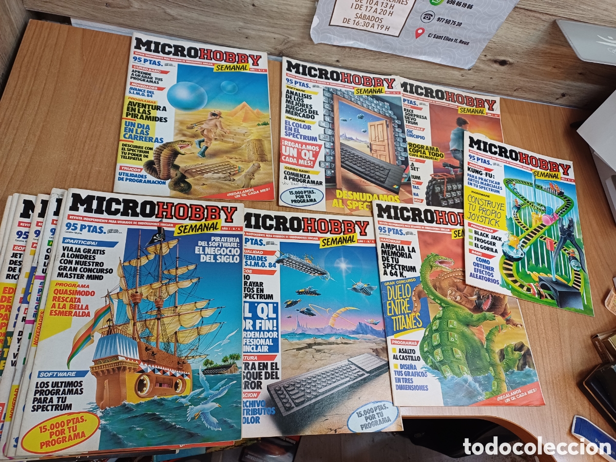 Coleccionismo de Revistas y Peri&oacute;dicos: LOTE REVISTAS MICROHOBBY, MICRO HOBBY, DEL 1 AL 21,FALTA EL NUM 4