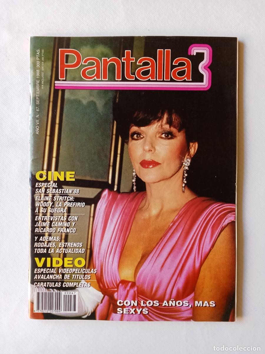 Coleccionismo de Revistas y Peri&oacute;dicos: PANTALLA 3 N&ordm; 67 1988 Especial San Sebastian 88 SONIA BRAGA Cybill Shepherd LIZ TAYLOR Linda Evans