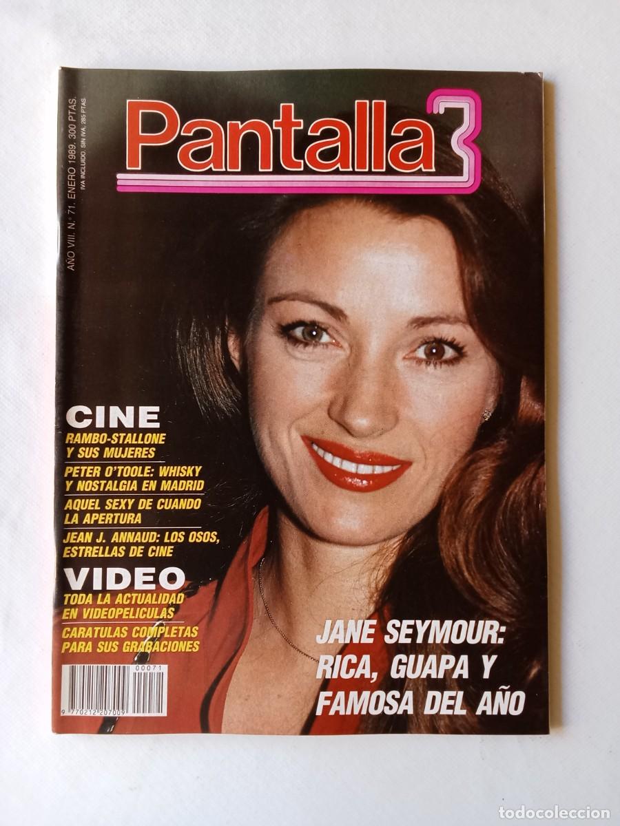 Coleccionismo de Revistas y Peri&oacute;dicos: PANTALLA 3 N&ordm; 71 1989 JANE SEYMOUR Rambo STALLONE Peter O'toole JEAN J ANNAUD Zeffirelli LINDA FIORE