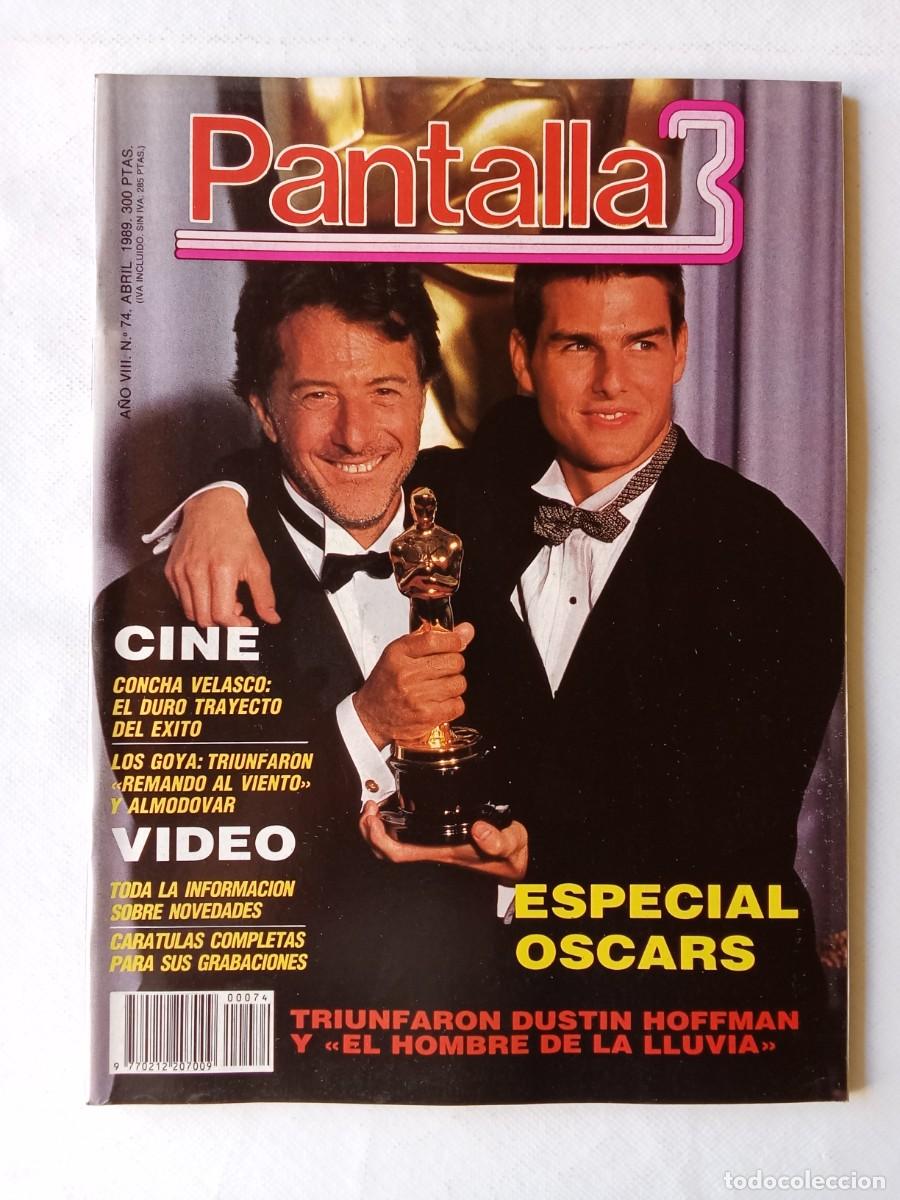 Collezionismo di Riviste e Giornali: PANTALLA 3 N&ordm; 74 1989 ESPECIAL OSCARS Dustin Hoffman JUDIE FOSTER Genna D CONCHA VELASCO Almodovar