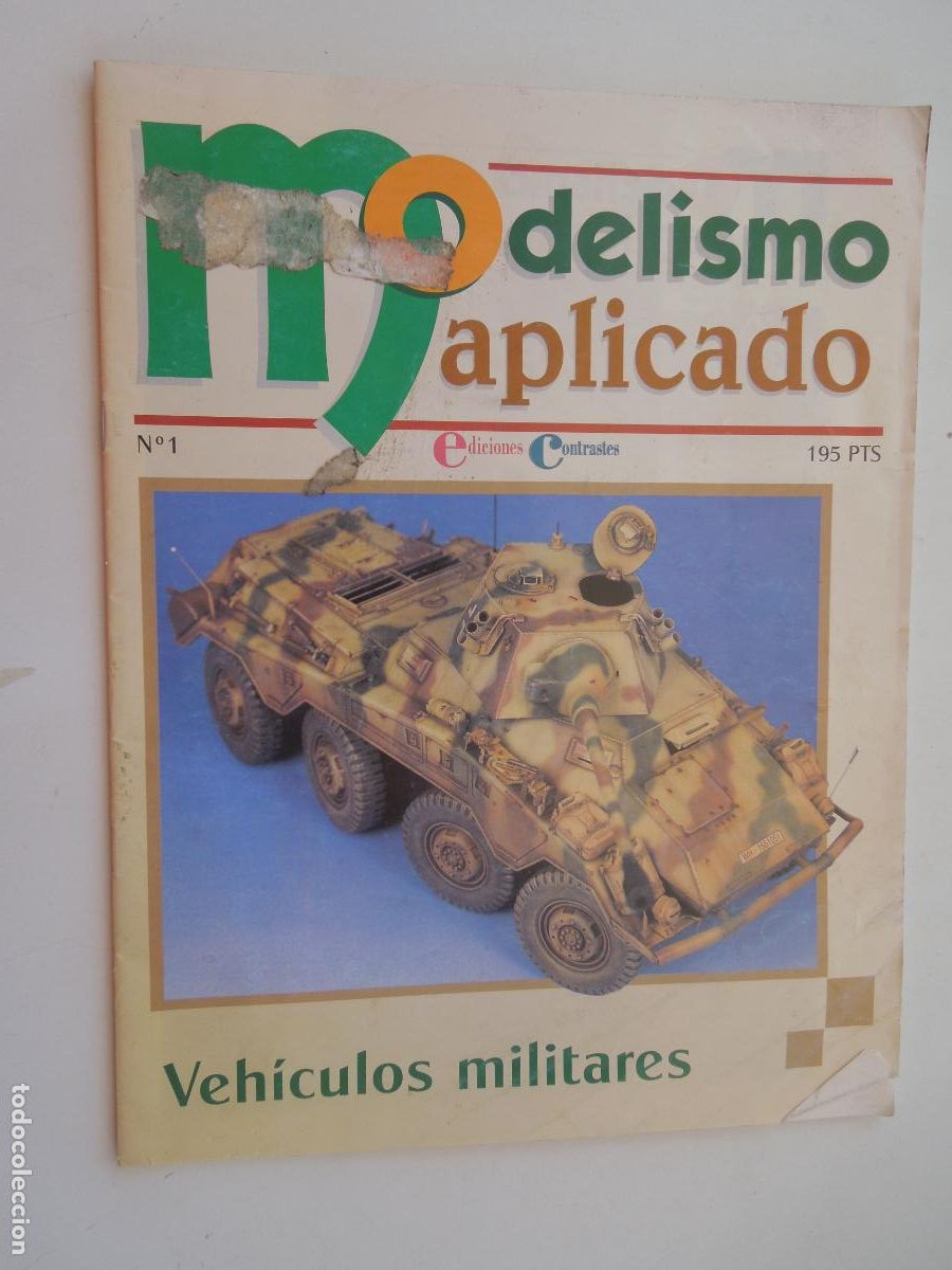 Coleccionismo de Revistas y Peri&oacute;dicos: MODELISMO APLICADO REVISTA N&ordm; 1 - VEHICULOS MILITARES - EDICIONES CONTRASTES