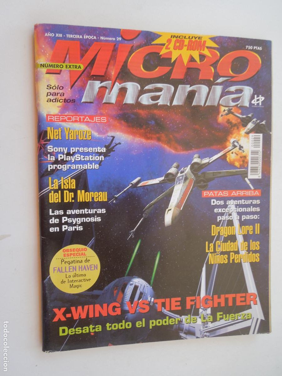 Coleccionismo de Revistas y Peri&oacute;dicos: MICROMANIA N&ordm; 29 . JUEGOS PC- - X-WING VS - TIE FIGHTER - DESATA TODO EL PODER DE LA FUERZA N&ordm; EXTRA