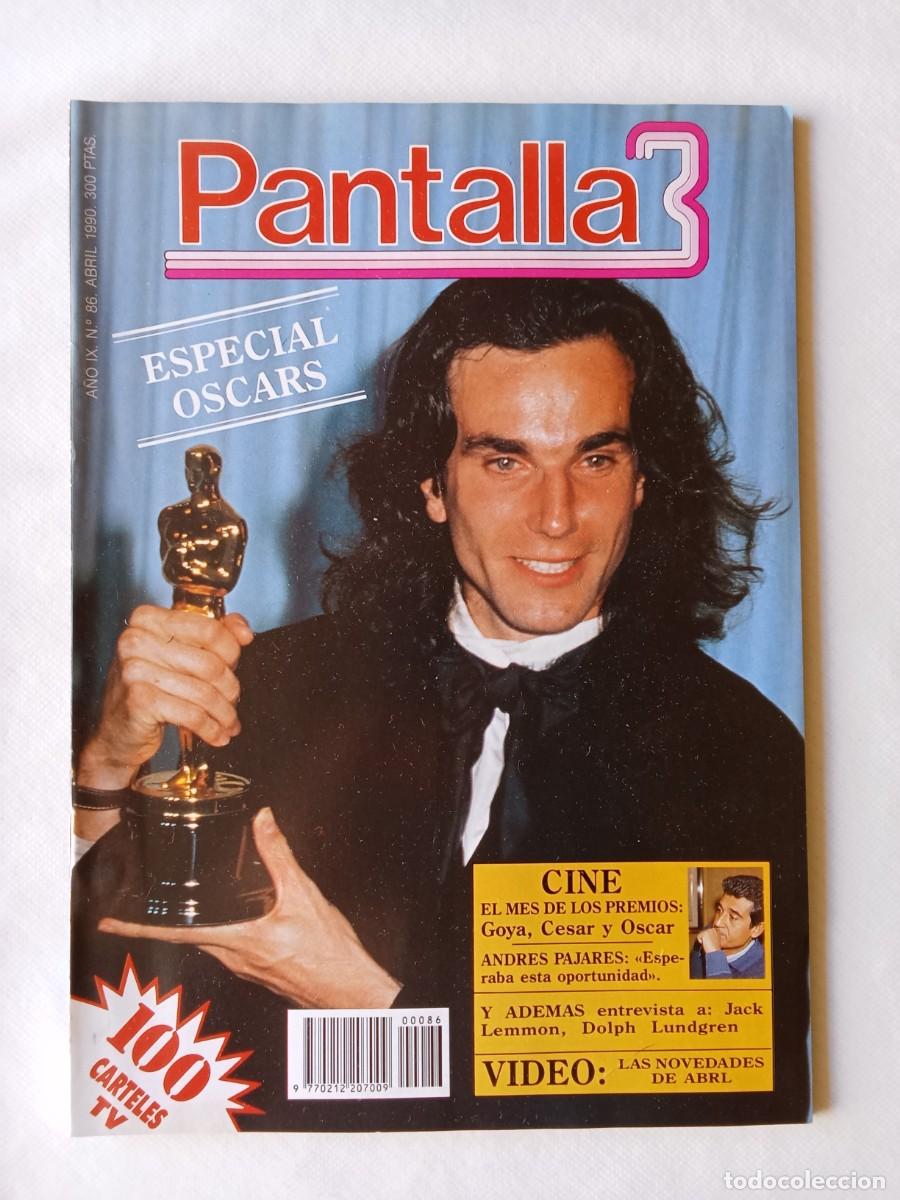 Collection Magazines and Newspapers: PANTALLA 3 N&ordm; 86 1990 ANDRES PAJARES Jack Lemmon DOLPH LUNDGREN Los Goya PREMIOS ADIRCAE