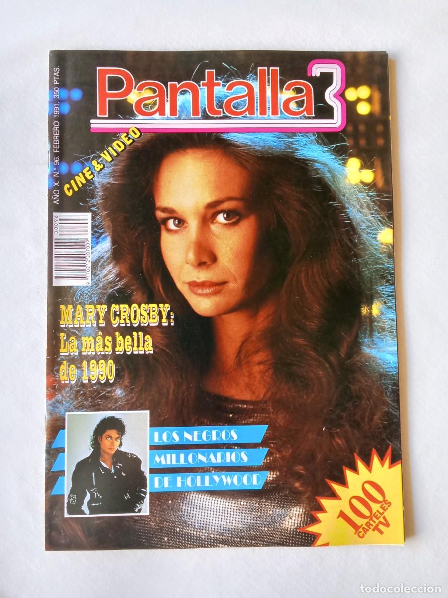 Coleccionismo de Revistas y Peri&oacute;dicos: PANTALLA 3 N&ordm; 96 1991 MARY CROSBY Bill Cosby EDDIE MURPHY Diana Ross SIDNEY POITIER Aracnofobia AVAL