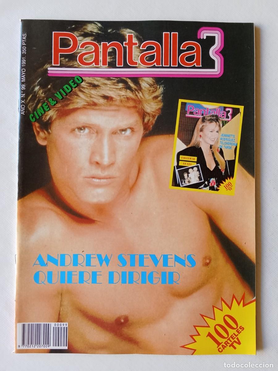 Coleccionismo de Revistas y Peri&oacute;dicos: PANTALLA 3 N&ordm; 99 1991 ANDREW STEVENS Las Chicas de Oro JEANNETTE RODRIGUEZ Charles Bronson CHER
