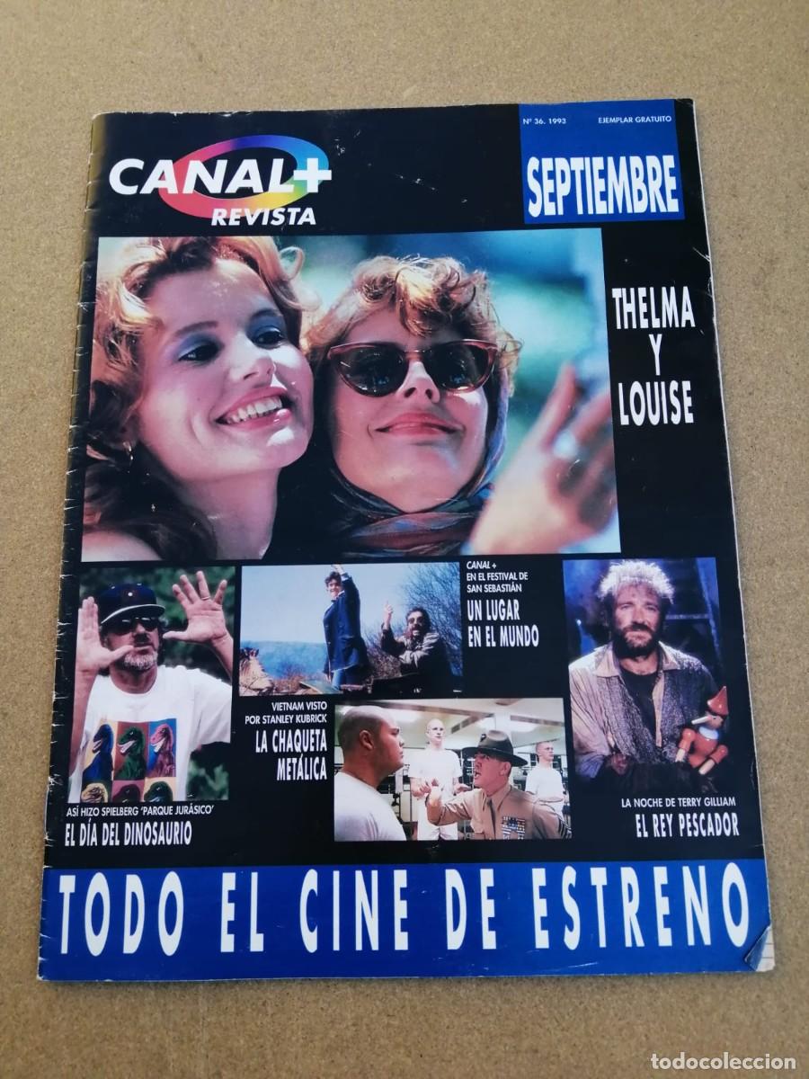 Sammeln von Zeitschriften und Zeitungen: REVISTA CANAL + (SEPTIEMBRE 1993) TODO EL CINE DE ESTRENO