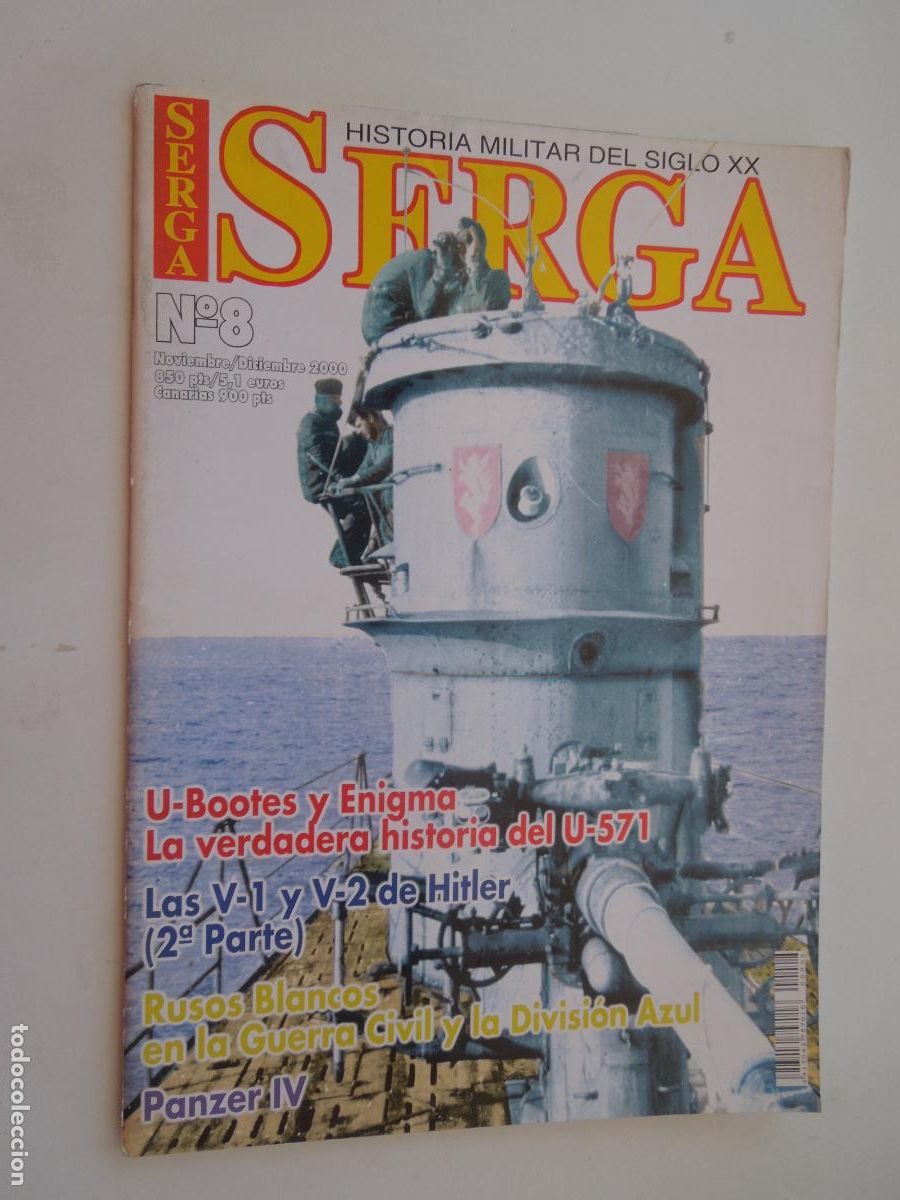 Collezionismo di Riviste e Giornali: SERGA, HISTORIA MILITAR DEL SIGLO XX N&ordm; 8 - 11-12-2000-PANZER IV - VER INDICE