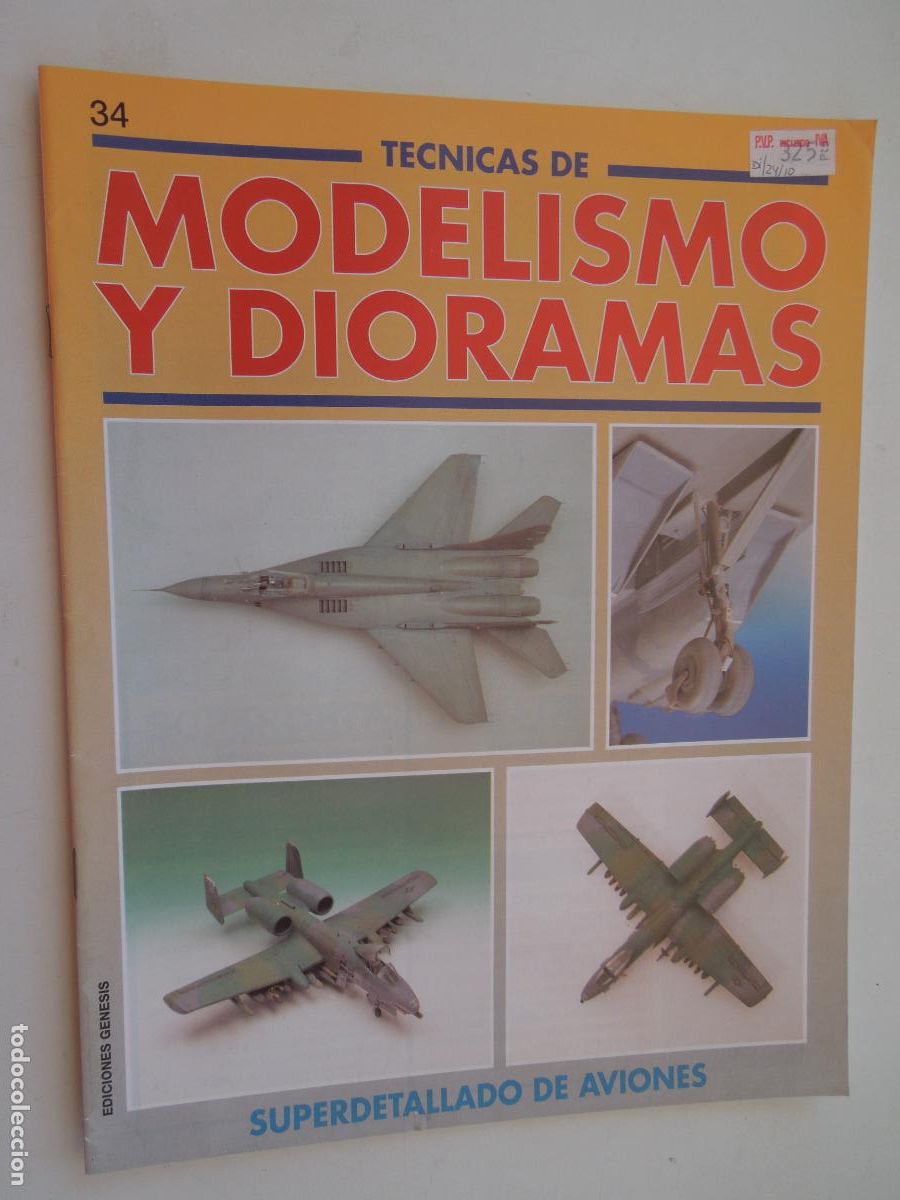 Coleccionismo de Revistas y Peri&oacute;dicos: TECNICAS DE MODELISMO Y DIORAMAS N&ordm;N 34 - SUPERDETALLADOS DE AVIONES