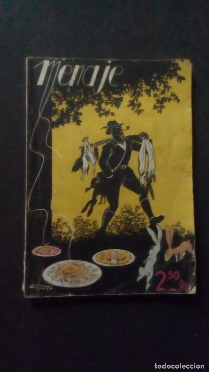 Coleccionismo de Revistas y Peri&oacute;dicos: Menaje.- Revista mensual para la mujer y el hogar. n&ordm; 129. Septiembre 1941.- La caza-POTAX-VER FOTOS