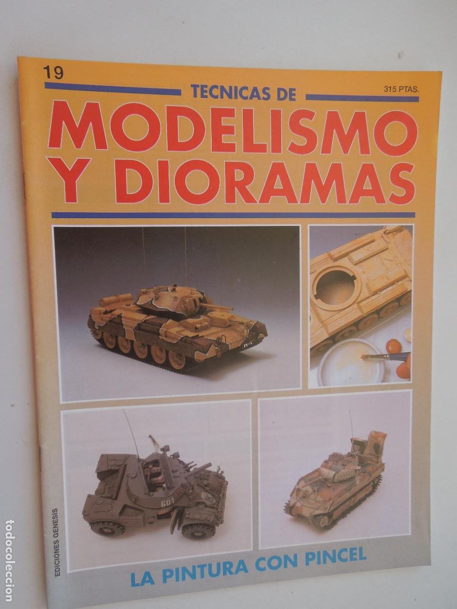 Coleccionismo de Revistas y Peri&oacute;dicos: TECNICAS DE MODELISMO Y DIORAMAS N&ordm; 19 -LA PINTURA CON PINCEL