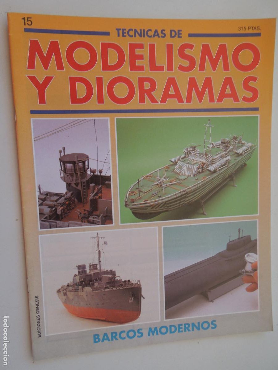 Coleccionismo de Revistas y Peri&oacute;dicos: TECNICAS DE MODELISMO Y DIORAMAS N&ordm; 15 -BARCOS MODERNOS