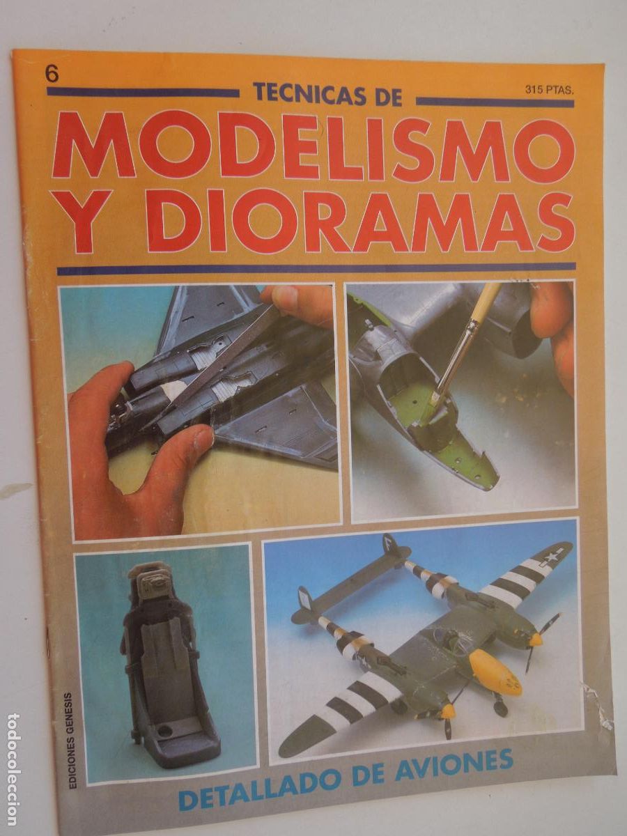 Collezionismo di Riviste e Giornali: TECNICAS DE MODELISMO Y DIORAMAS N&ordm; 6 -DETALLADO DE AVIONES