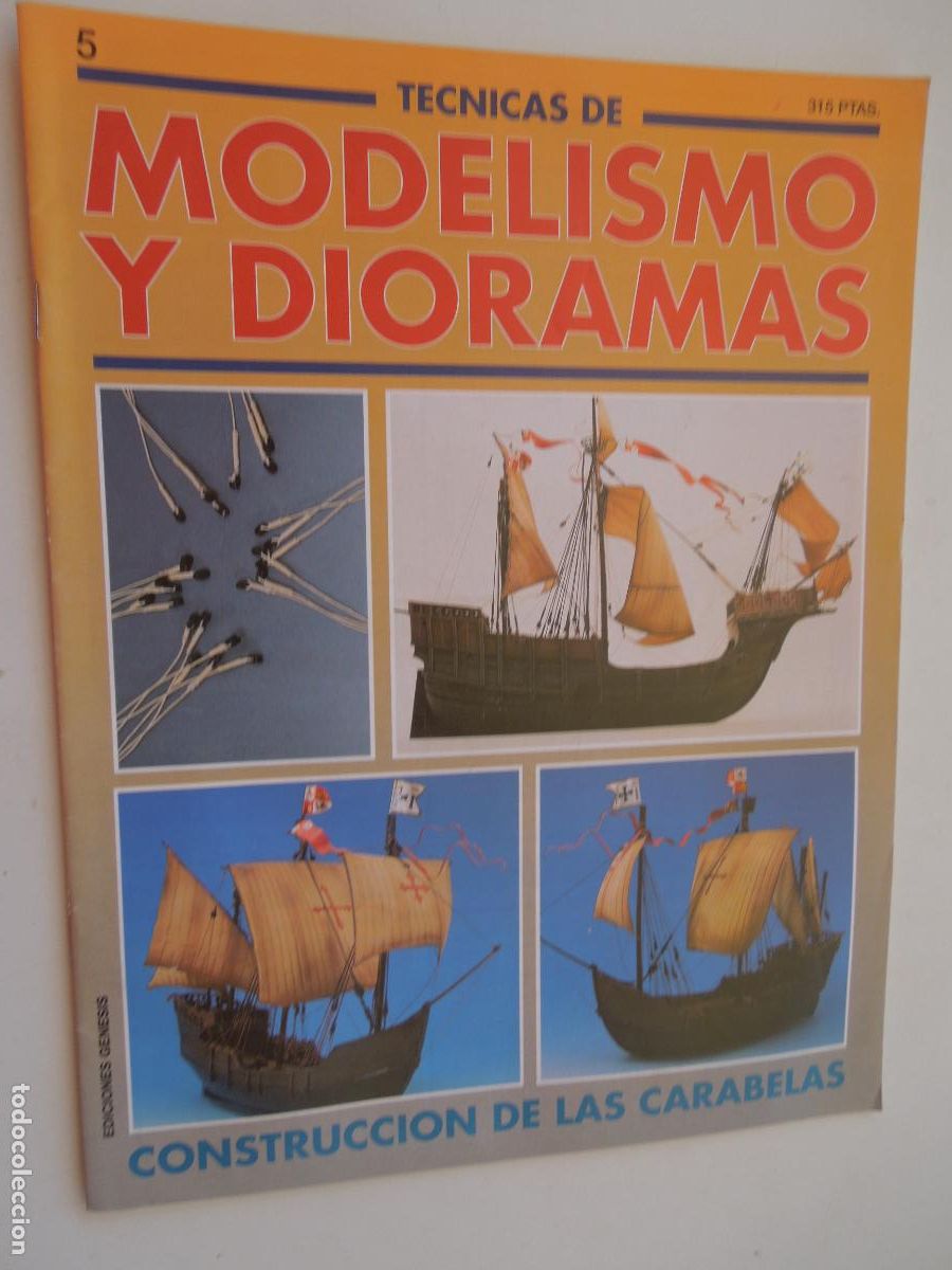 Coleccionismo de Revistas y Peri&oacute;dicos: TECNICAS DE MODELISMO Y DIORAMAS N&ordm; 5 -CONSTRUCCION DE CARABELAS