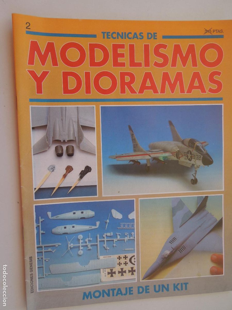 Coleccionismo de Revistas y Peri&oacute;dicos: TECNICAS DE MODELISMO Y DIORAMAS N&ordm; 2 -MONTAJE DE UN KIT