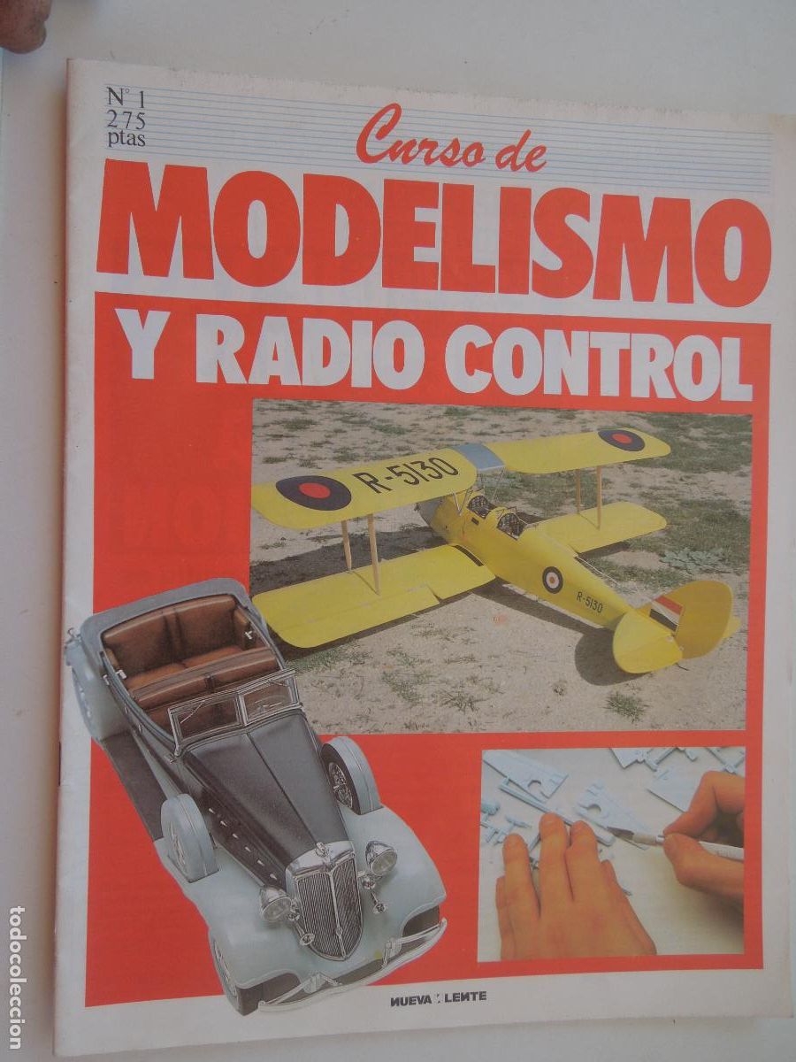 Coleccionismo de Revistas y Peri&oacute;dicos: CURSO DE MODELISMO Y RADIO CONTROL N&ordm; 1 - NUEVA LENTE -10-89