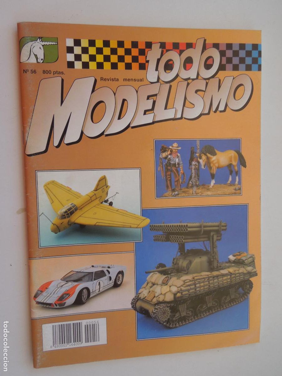 Colecionismo de Revistas e Jornais: TODO MODELISMO REVISTA N&ordm; 56- 1997-SHERMAN CALLIOPE. JAGDTIGER. FIAT-ANSALDO CV.3. FORD GT MK.II.