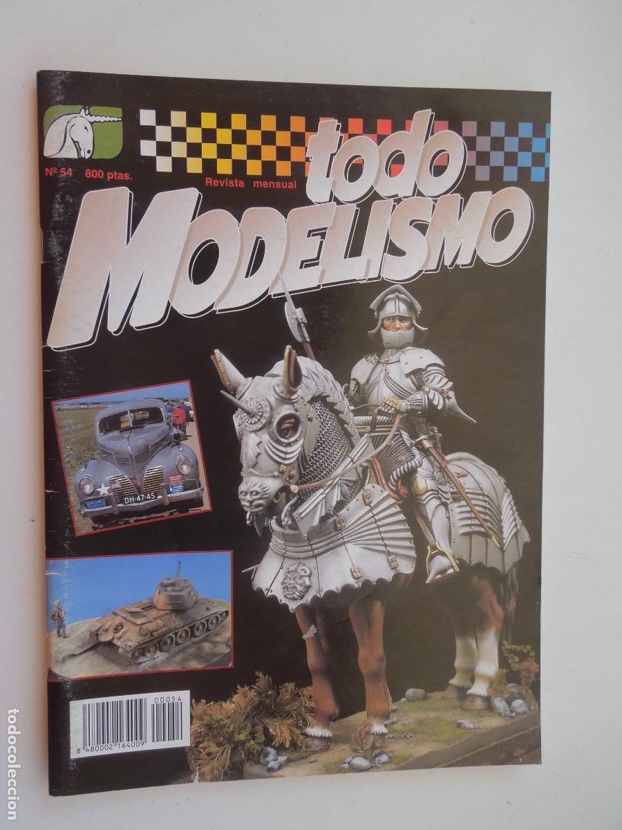 Collezionismo di Riviste e Giornali: TODO MODELISMO REVISTA N&ordm; 54- ENERO 1997-CABALLERO GOTICO S. XV. T-34. FORD T SOBRE RAILES. BMW M3
