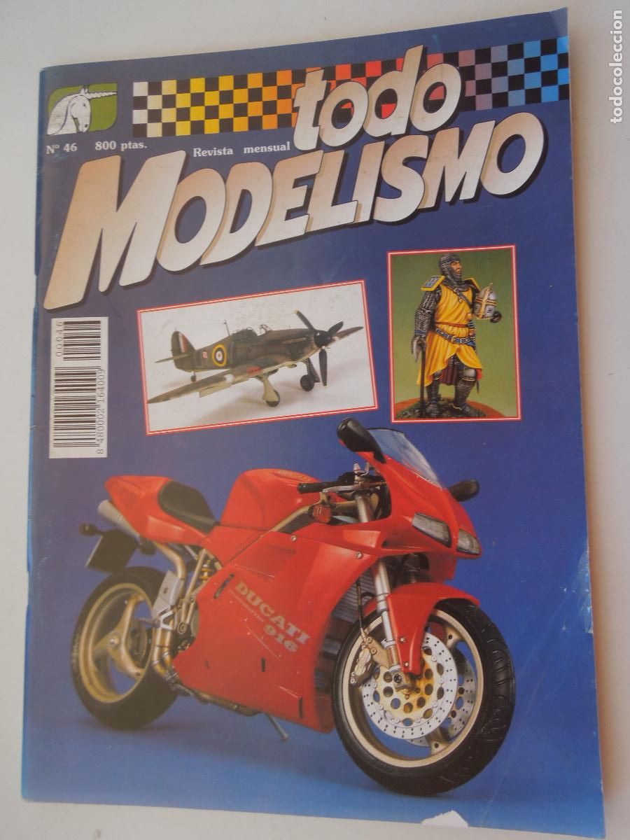 Coleccionismo de Revistas y Peri&oacute;dicos: TODO MODELISMO REVISTA N&ordm; 46-MAYO -1996- DUCATI 916. SIR ROGER DE TRUMPINGTON. MIG-43. MIG-19S