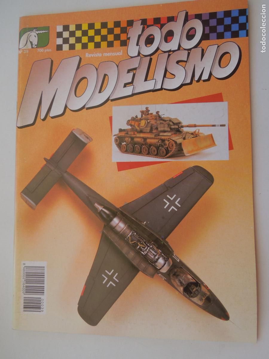 Coleccionismo de Revistas y Peri&oacute;dicos: TODO MODELISMO REVISTA N&ordm; 39- DICIEMBRE 1995 - HEINKEL HE. 162 A-2. A60A1 RISE. FORD ESCORT RS COSWO