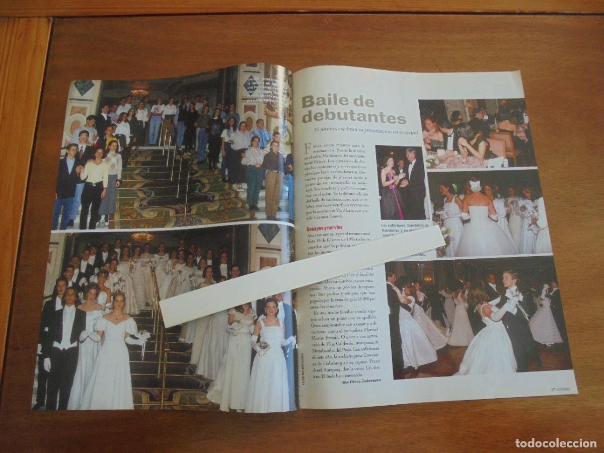 Coleccionismo de Revistas y Peri&oacute;dicos: CLIPPING 1995: BAILE DE DEBUTANTES SAL&Oacute;N MEDINACELI HOTEL PALACE. X&ordf; EDICI&Oacute;N BAILE V&Iacute;A MAR&Iacute;A