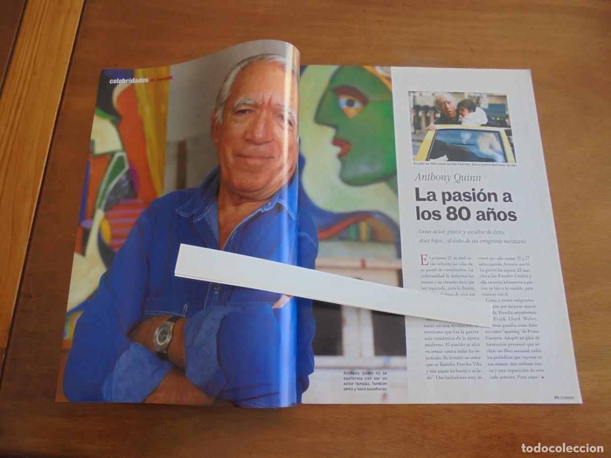 Coleccionismo de Revistas y Peri&oacute;dicos: CLIPPING 1995: ANTHONY QUINN. ACTOR Y ESCULTOR.