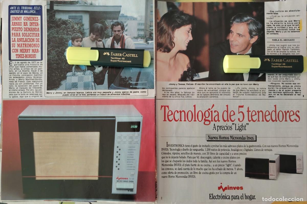 Coleccionismo de Revistas y Peri&oacute;dicos: Reportaje Jimmy Jimenez Arnau 29.11.88