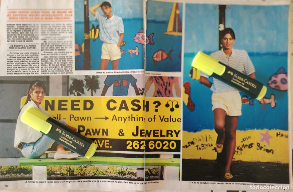 Coleccionismo de Revistas y Peri&oacute;dicos: Reportaje Chabeli Iglesias 02.06.87