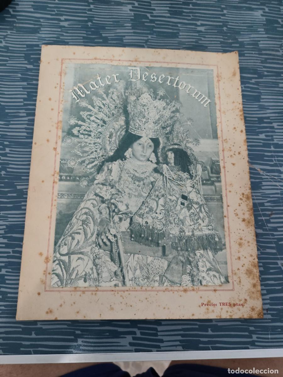 Coleccionismo de Revistas y Peri&oacute;dicos: MATER DESERTORUM, VALENCIA,SEGUNDA EPOCA,MARZO 1948,VER FOTOS
