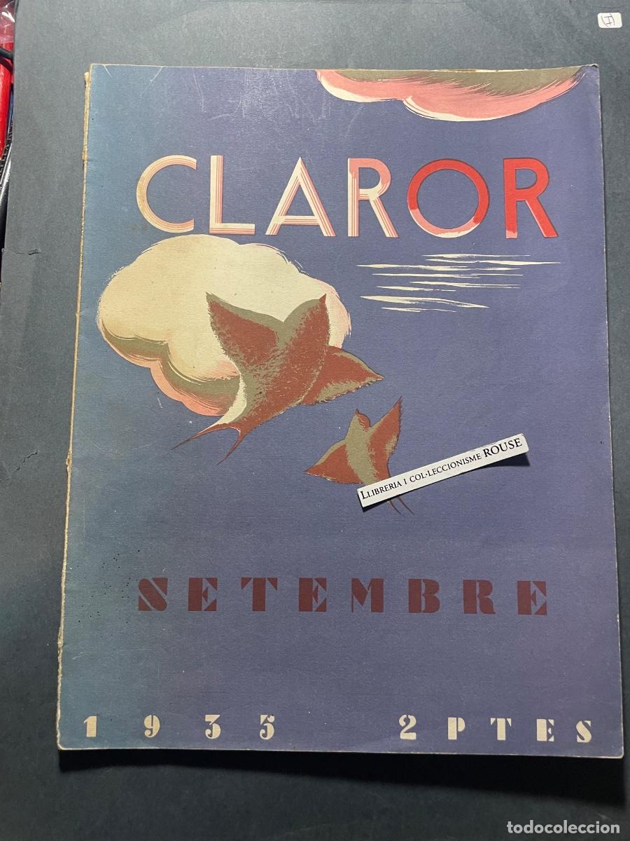 Sammeln von Zeitschriften und Zeitungen: ANTIGUA PUBLICACI&Oacute;N - CLAROR - SETEMBRE 1935 PUBLICACI&Oacute; DE L'INSTITUT DE CULTURA I BIBLIOTECA POPULA