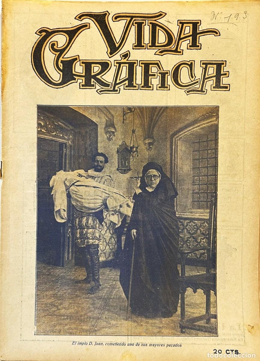 Coleccionismo de Revistas y Peri&oacute;dicos: VIDA Gr&aacute;fica. A&ntilde;o IV, N&uacute;mero 193, 5 de noviembre de 1928. M&aacute;laga.
