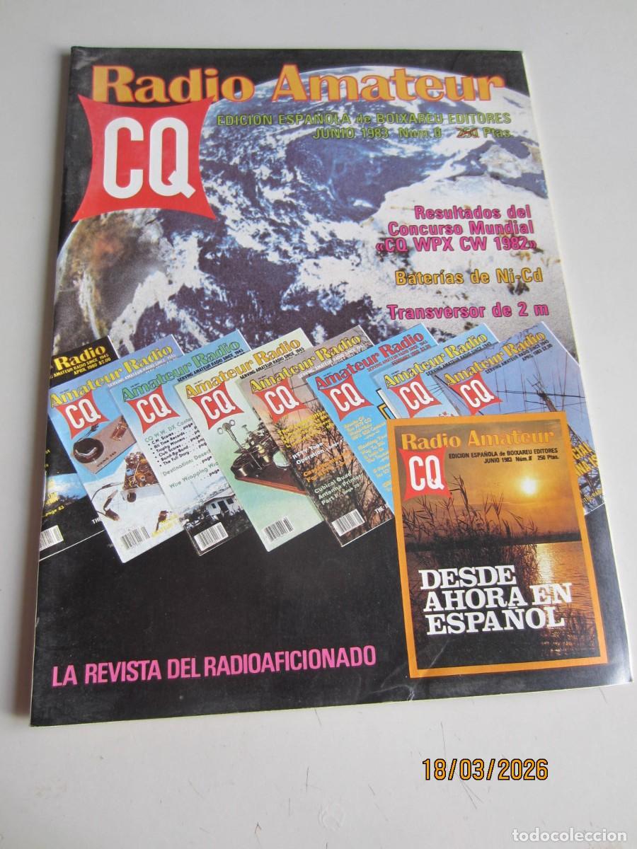 Colecionismo de Revistas e Jornais: 1983---REVISTA RADIO AMATEUR CQ. N&Uacute;MERO 0 JUNIO DE 1983