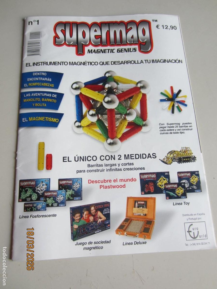 Coleccionismo de Revistas y Peri&oacute;dicos: REVISTA SUPERMAG MAGNETIC GENIUS. N&Uacute;MERO 1 DE 2003