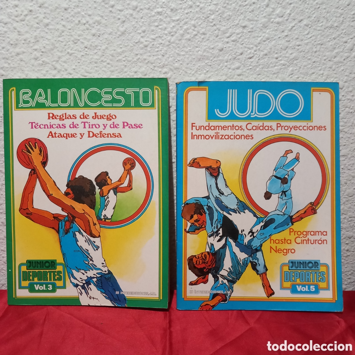 Coleccionismo de Revistas y Peri&oacute;dicos: JUNIOR DEPORTES VOL. 3 y 5(BALONCESTO+JUDO)1983