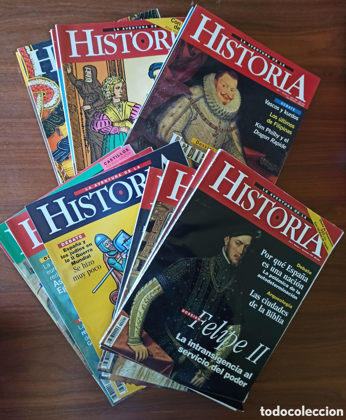 Colecionismo de Revistas e Jornais: Revistas Aventura de la Historia. Del 1 al 40