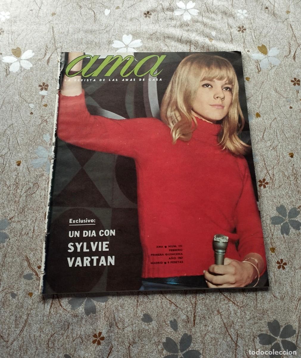 Coleccionismo de Revistas y Peri&oacute;dicos: Revista AMA 1967 / SYLVIE VARTAN / MODA PRIMAVERA / EXPLOSION EN SANTURCE